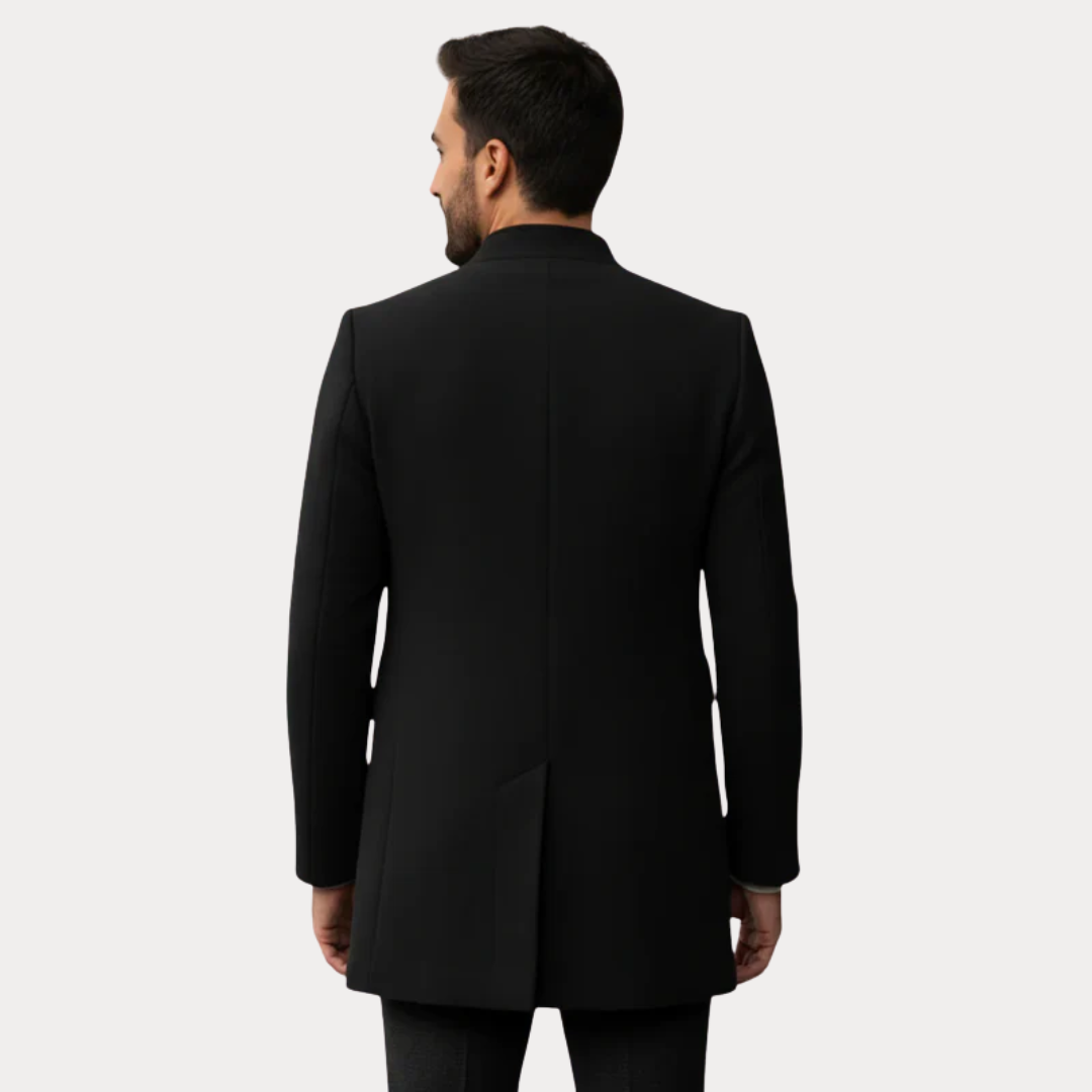 Men’s Classic Stand-Collar Coat