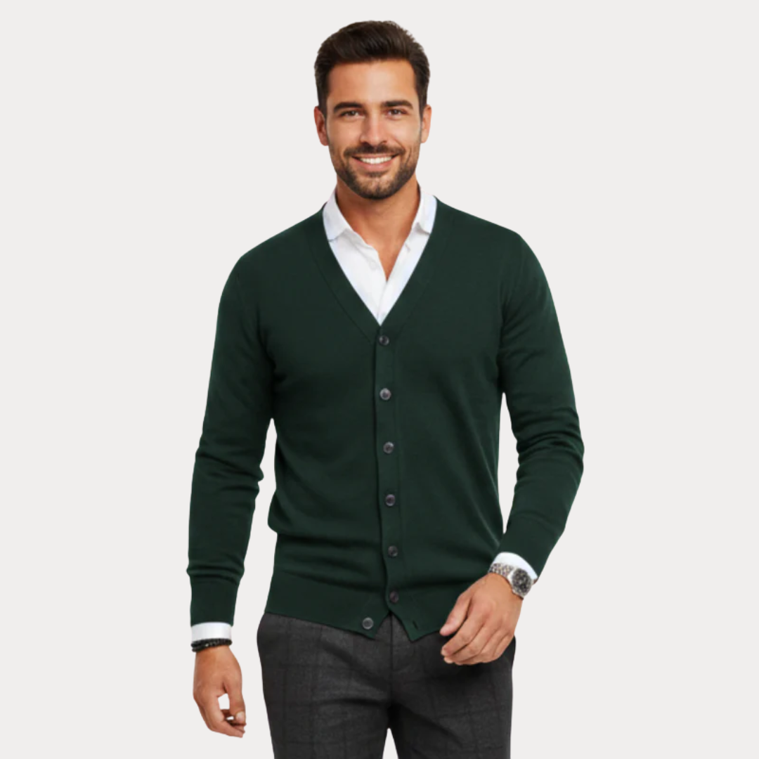 Men’s Classic V-Neck Cardigan