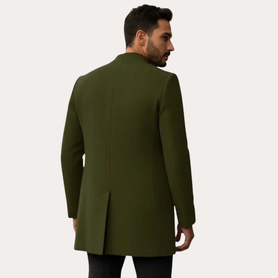 Men’s Classic Stand-Collar Coat