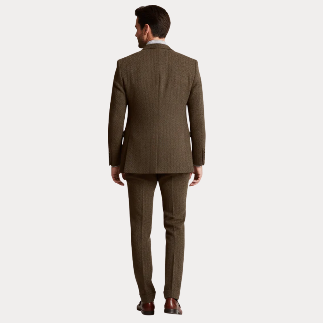 Men’s Classic Three-Piece Tailored Suit