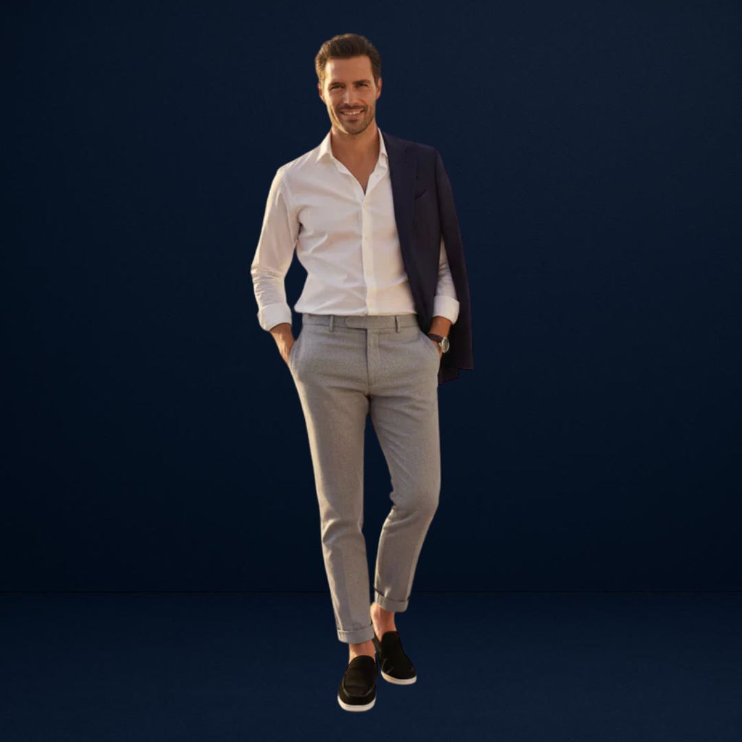 Charles | Lightweight Suede Loafers