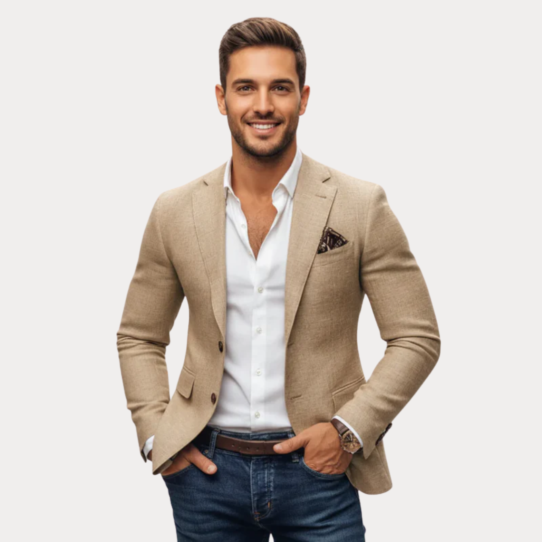 Men’s Timeless Single-Breasted Blazer