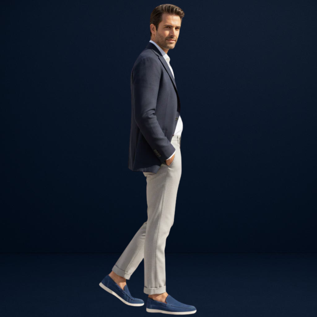 Charles | Lightweight Suede Loafers