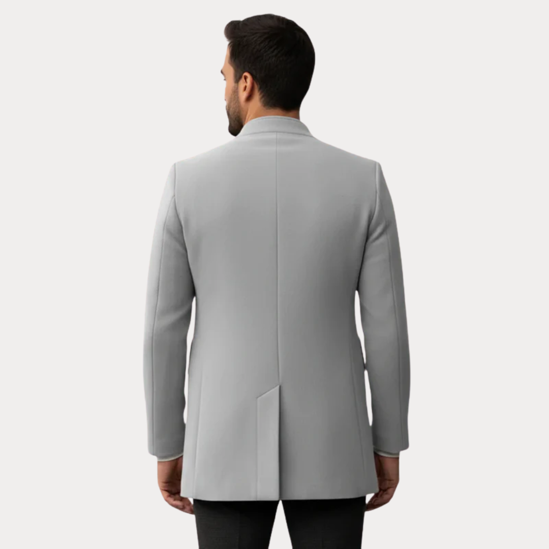 Men’s Classic Stand-Collar Coat