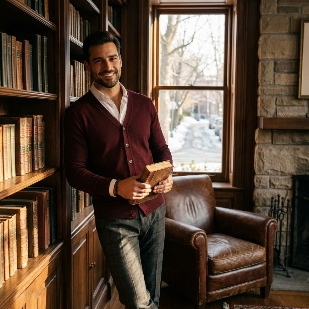 Men’s Classic V-Neck Cardigan