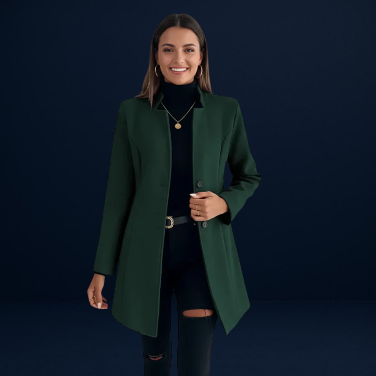 Alessandra | Modern and Refined Women's Long Coat