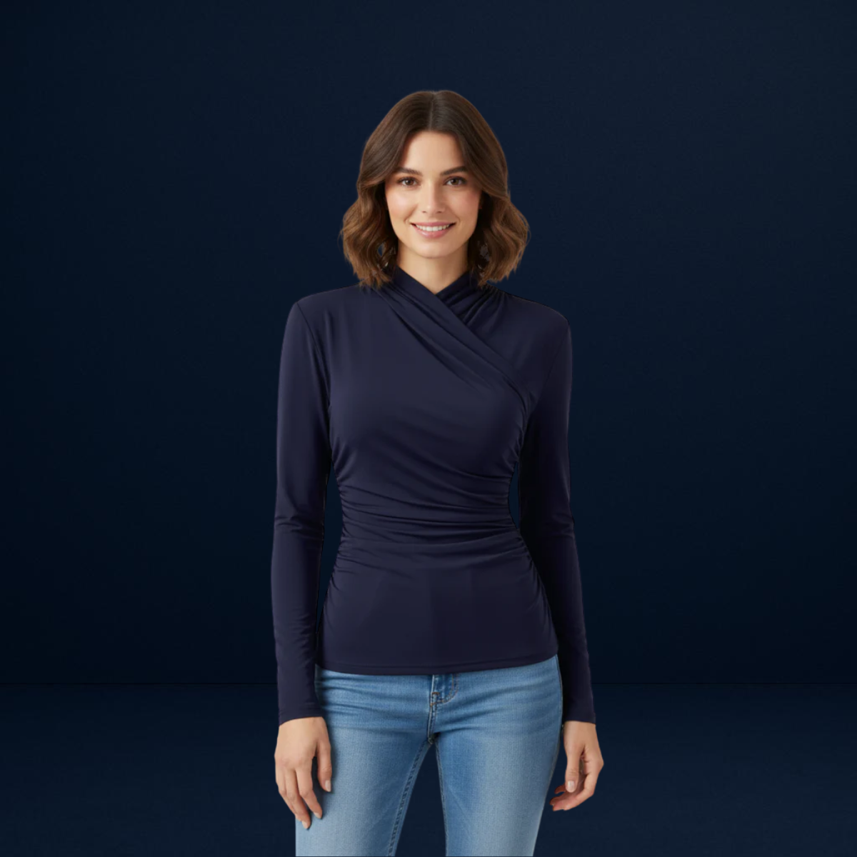 Elena | Long Sleeve Wrap Top