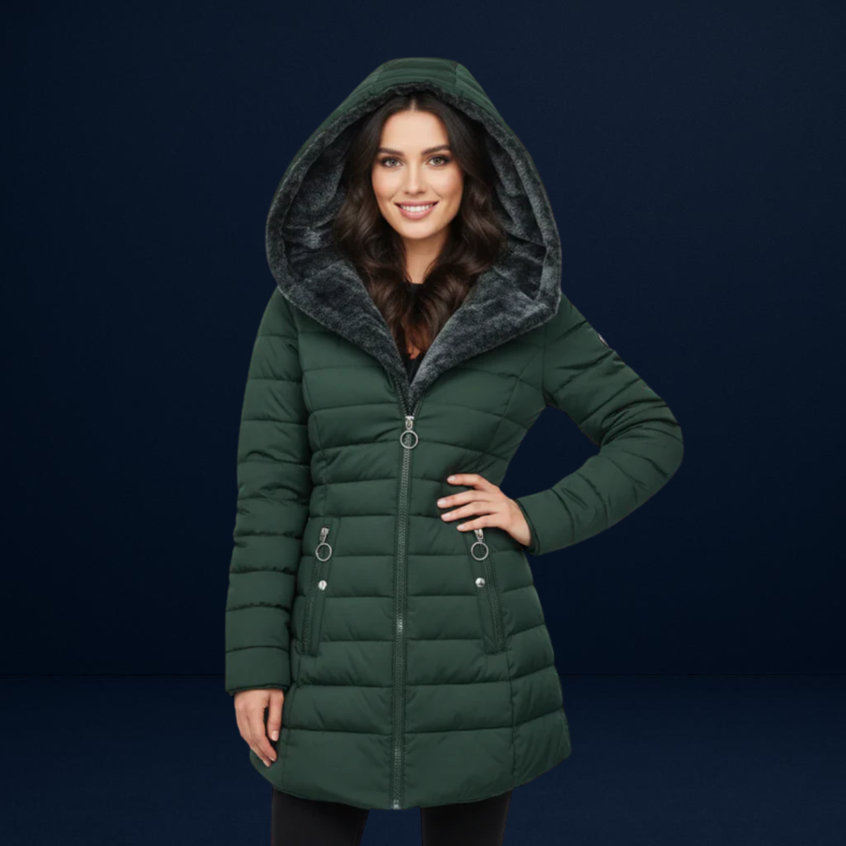 Serena | Quilted Thermal Coat