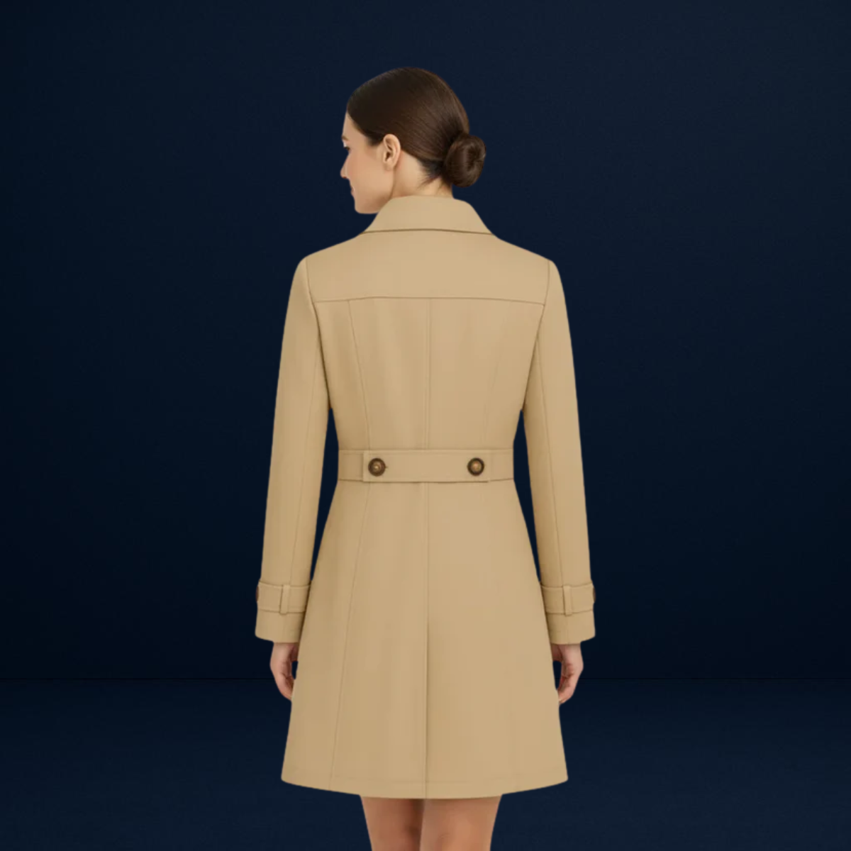 Elisabetta | Classic Trench with Notched Collar