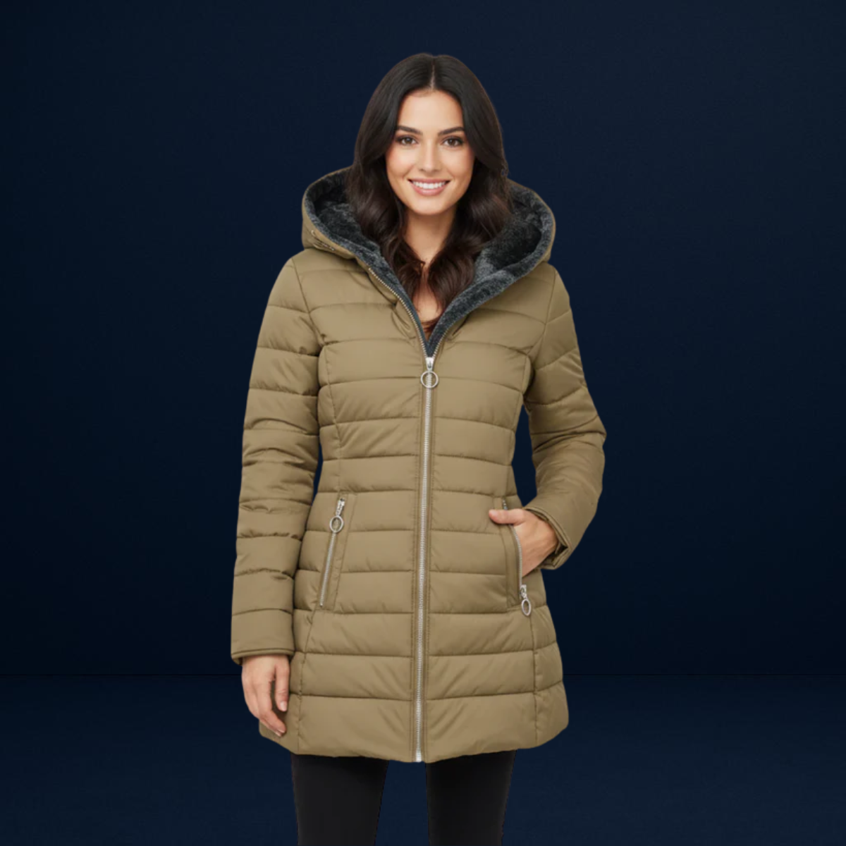 Serena | Quilted Thermal Coat