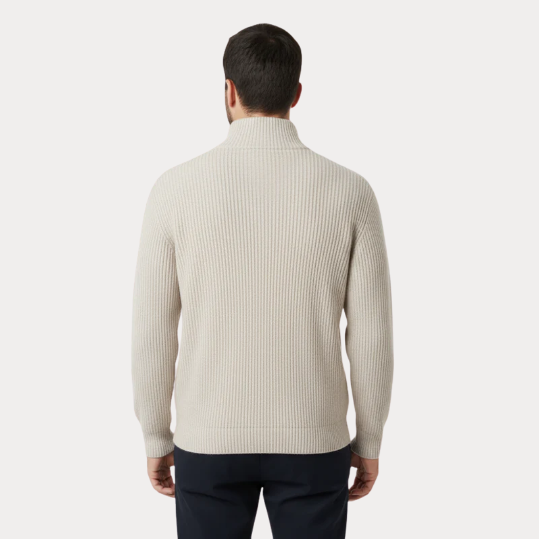 Men’s Classic Half-Zip Knit Sweater