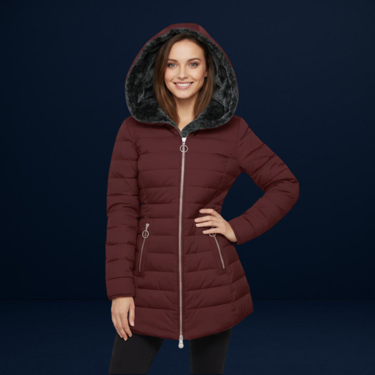 Serena | Quilted Thermal Coat