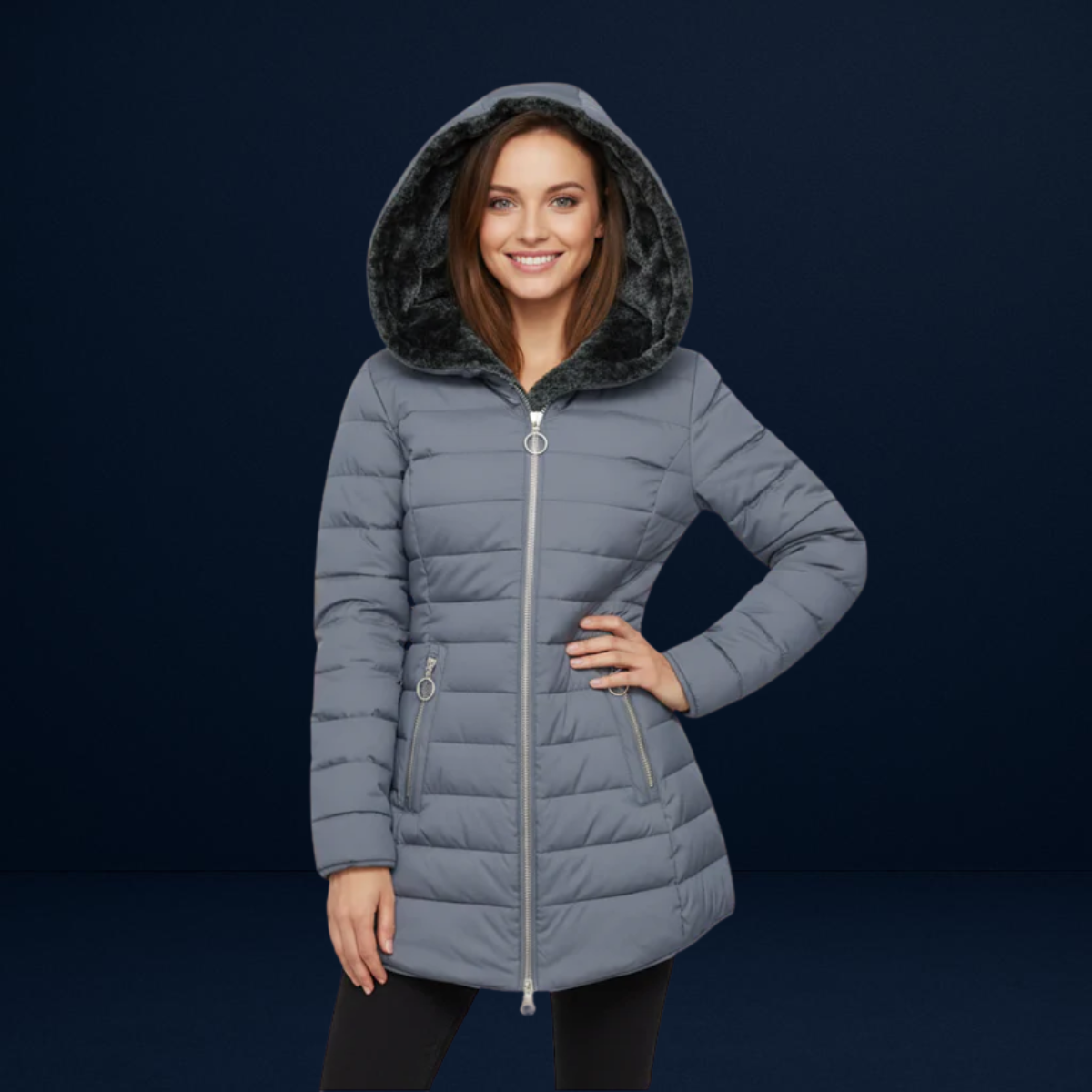 Serena | Quilted Thermal Coat