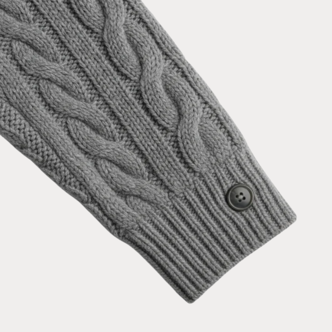 Men’s Classic Shawl-Collar Cardigan