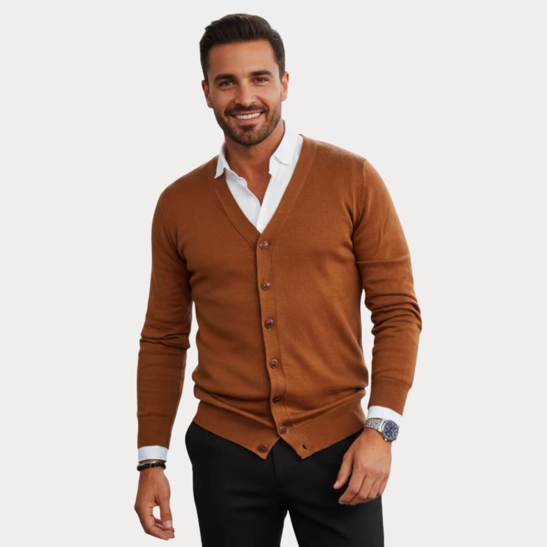 Men’s Classic V-Neck Cardigan