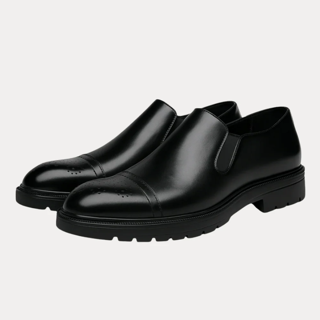 Marcello | Polished Leather Dress Slip-Ons