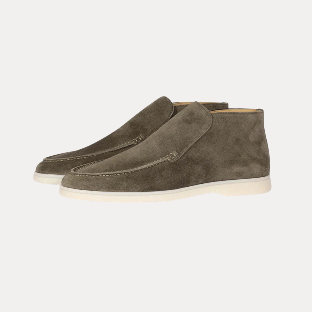 Cassian | Men’s Suede Ankle Loafers