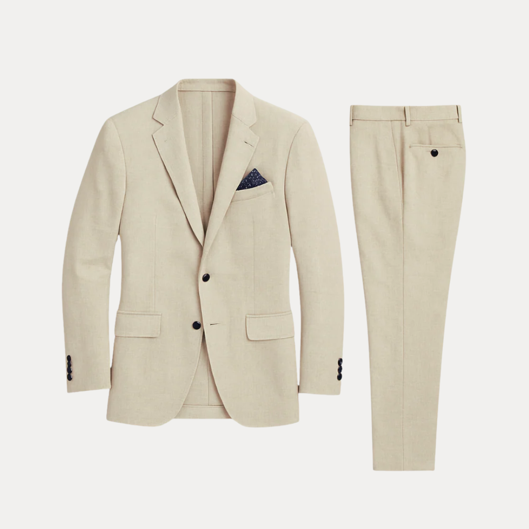 Julian | Men’s Lightweight Linen-Blend Suit