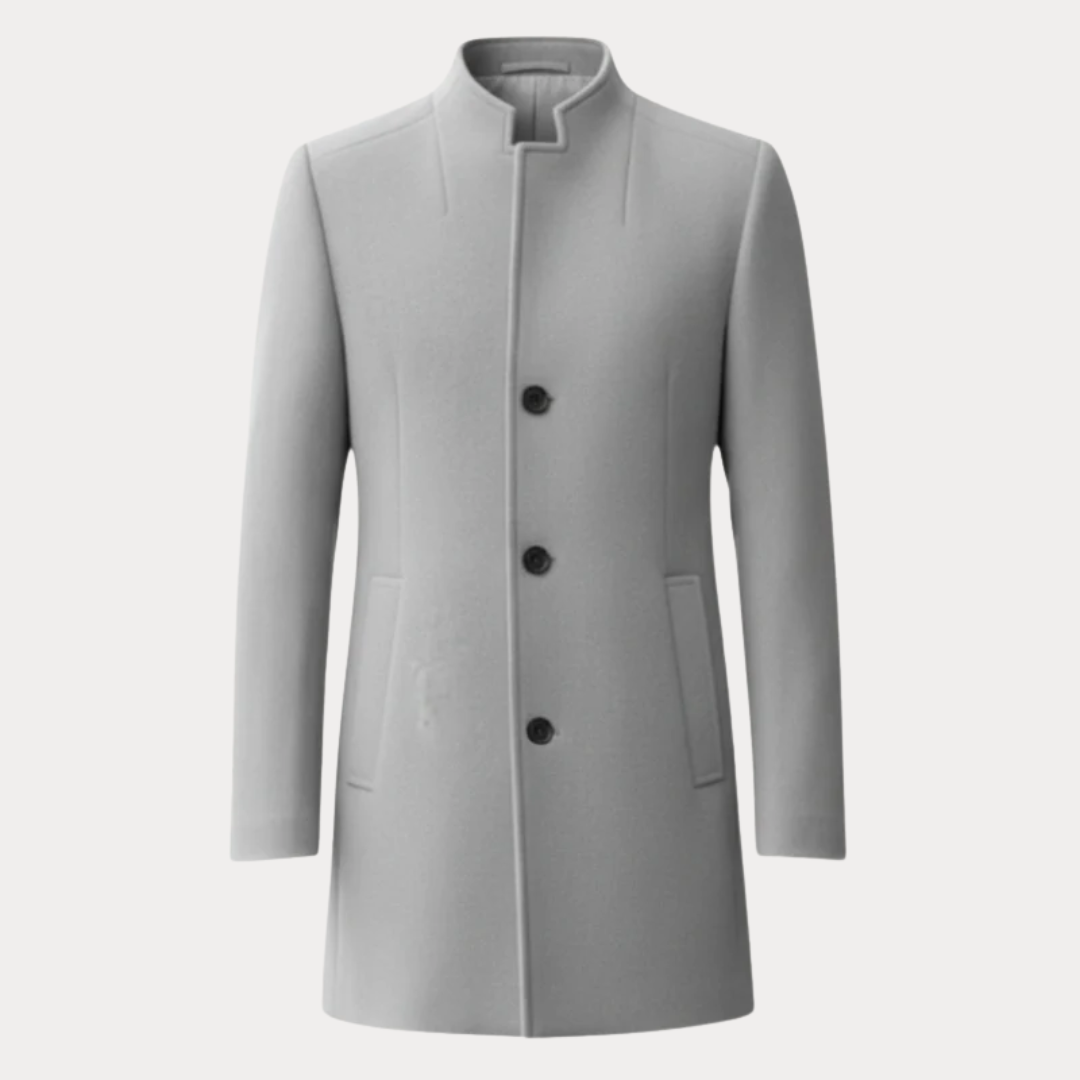 Men’s Classic Stand-Collar Coat