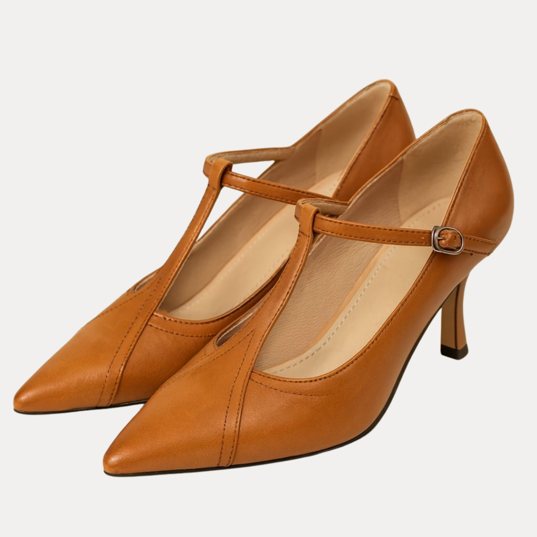 Vivienne | Vintage T-Strap Pumps