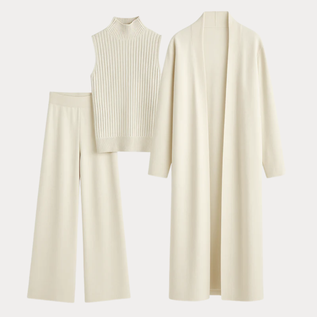 Women’s Three-Piece Knitted Lounge Set