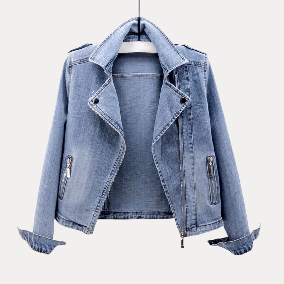 Valentina | Classic Denim Biker