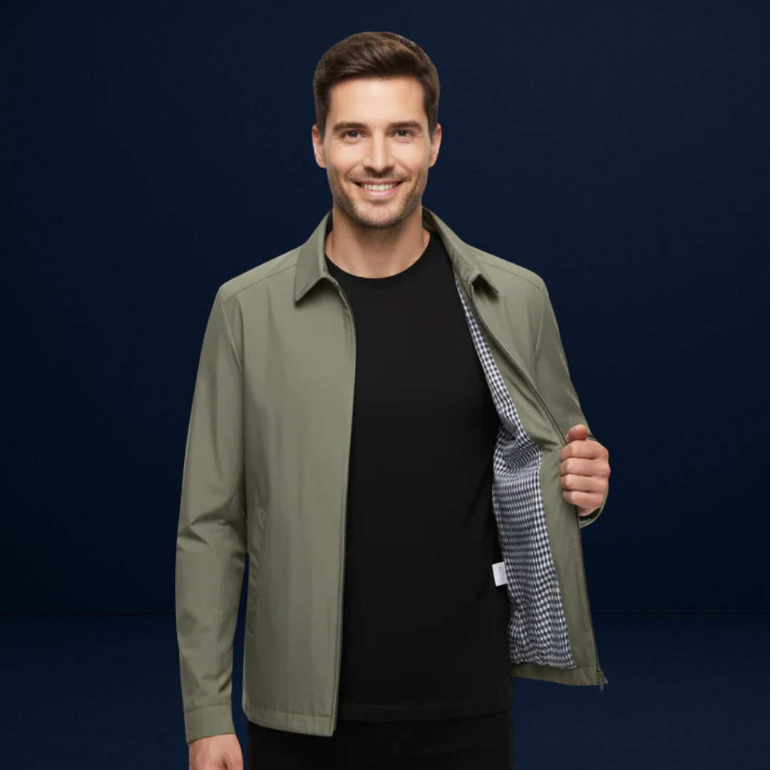 Riccardo | Clean-Cut Zip Jacket