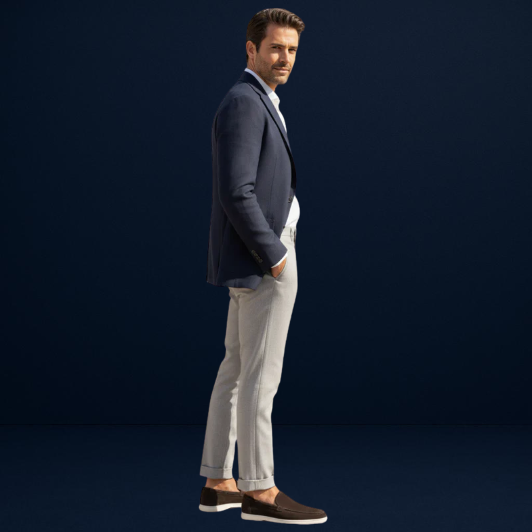 Charles | Lightweight Suede Loafers