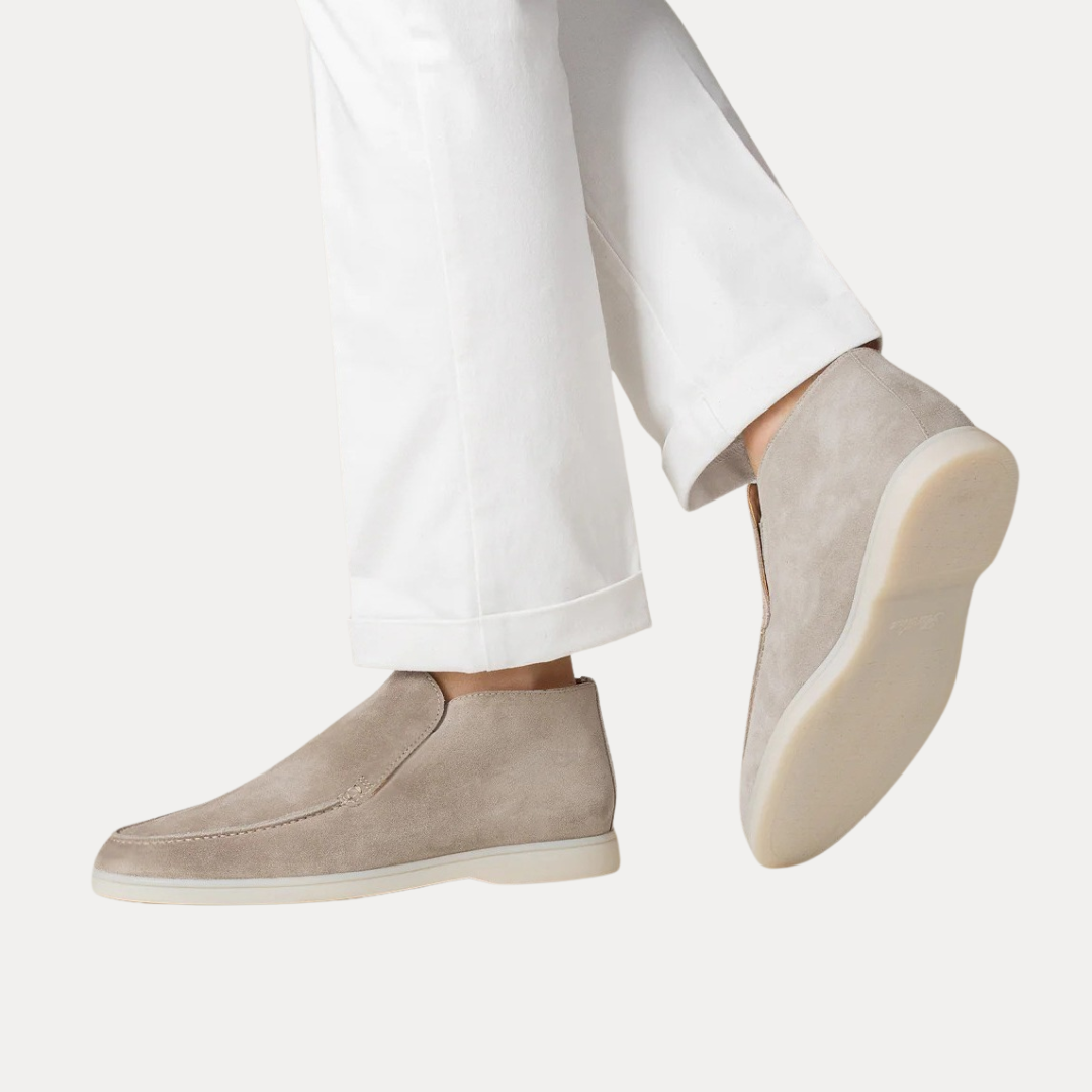 Cassian | Men’s Suede Ankle Loafers