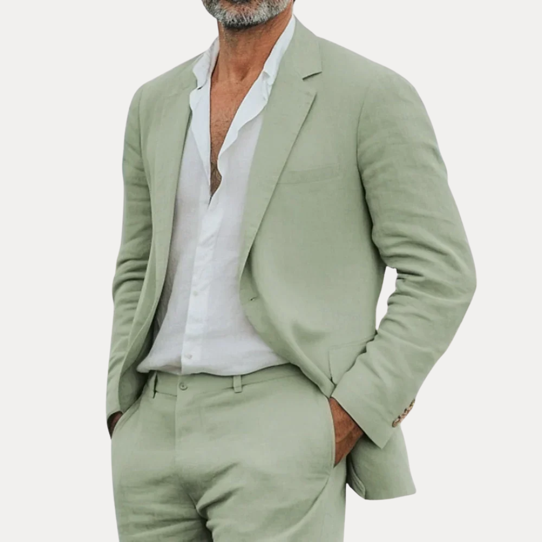 Lorenzo | Men’s Linen Tailored Suit