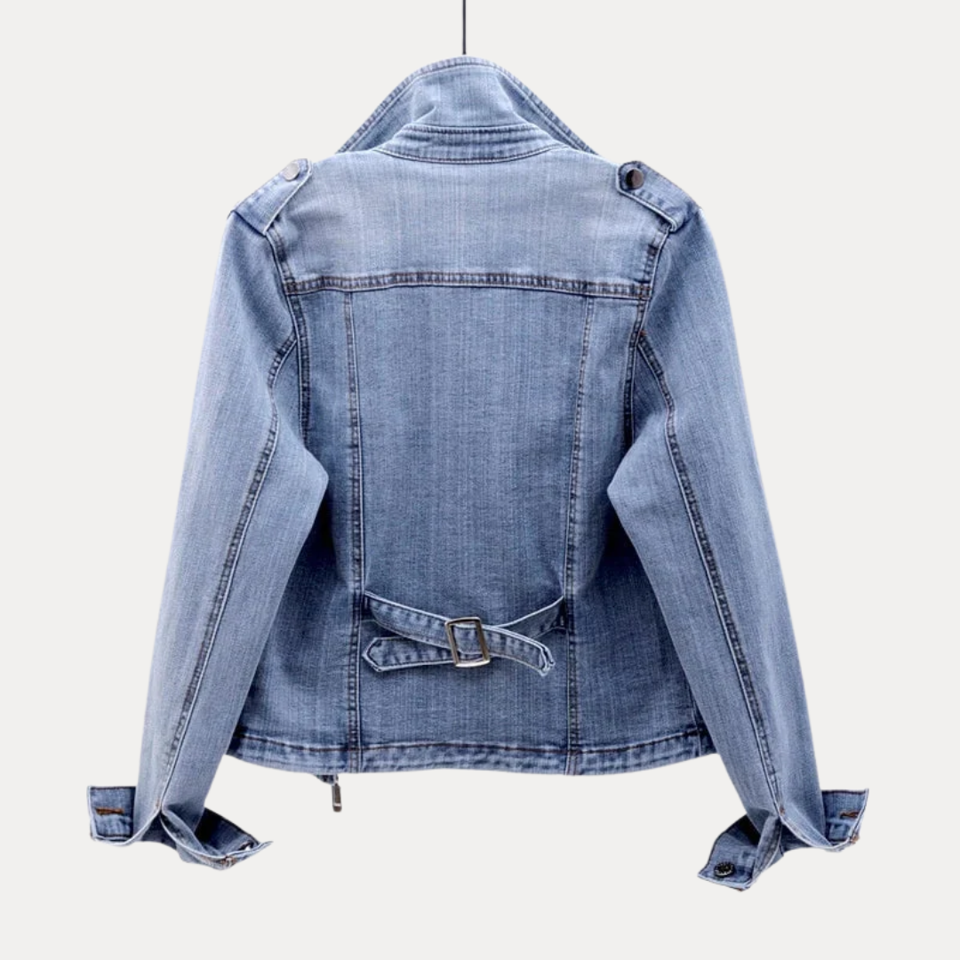 Valentina | Classic Denim Biker