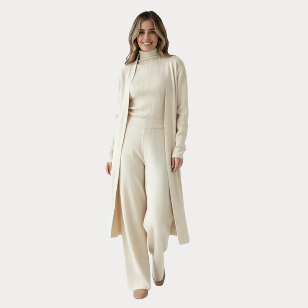 Women’s Three-Piece Knitted Lounge Set