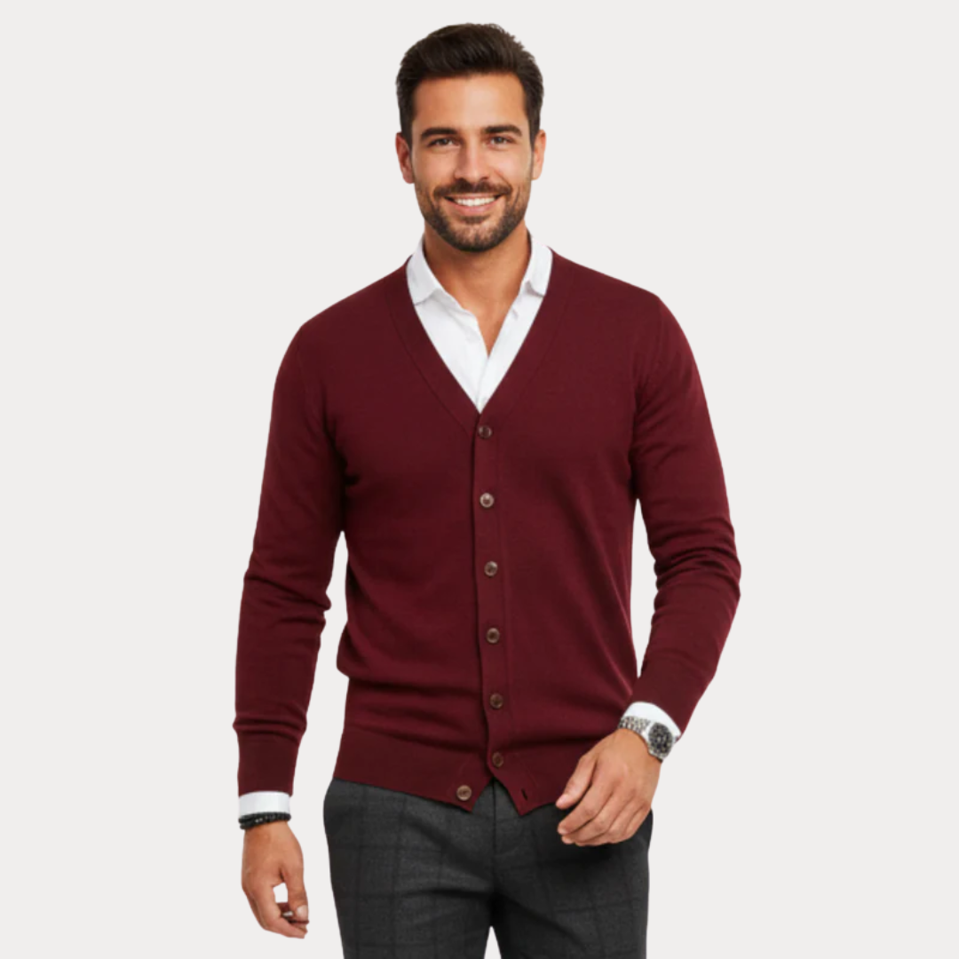 Men’s Classic V-Neck Cardigan