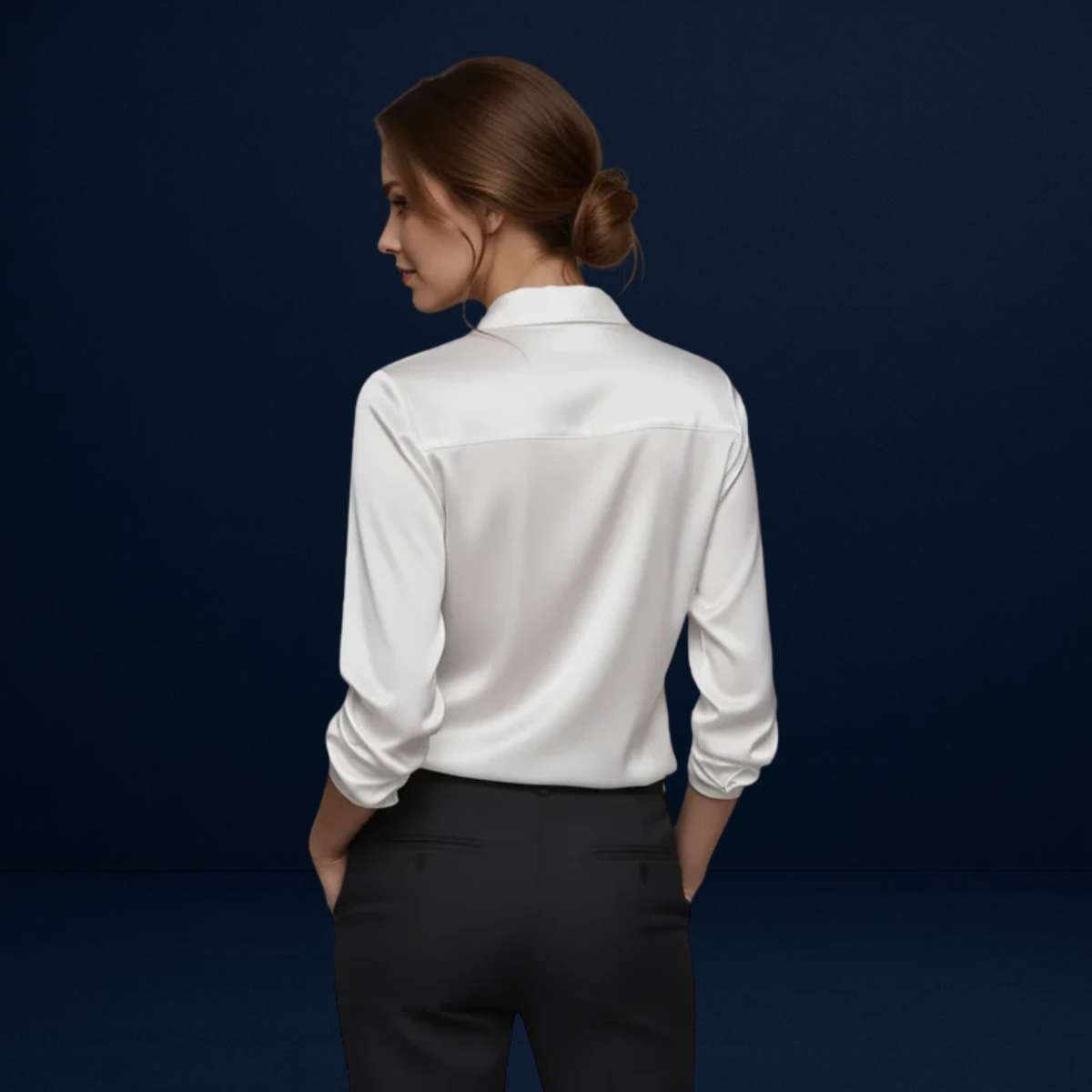 Giulia | Elegant Satin Blouse