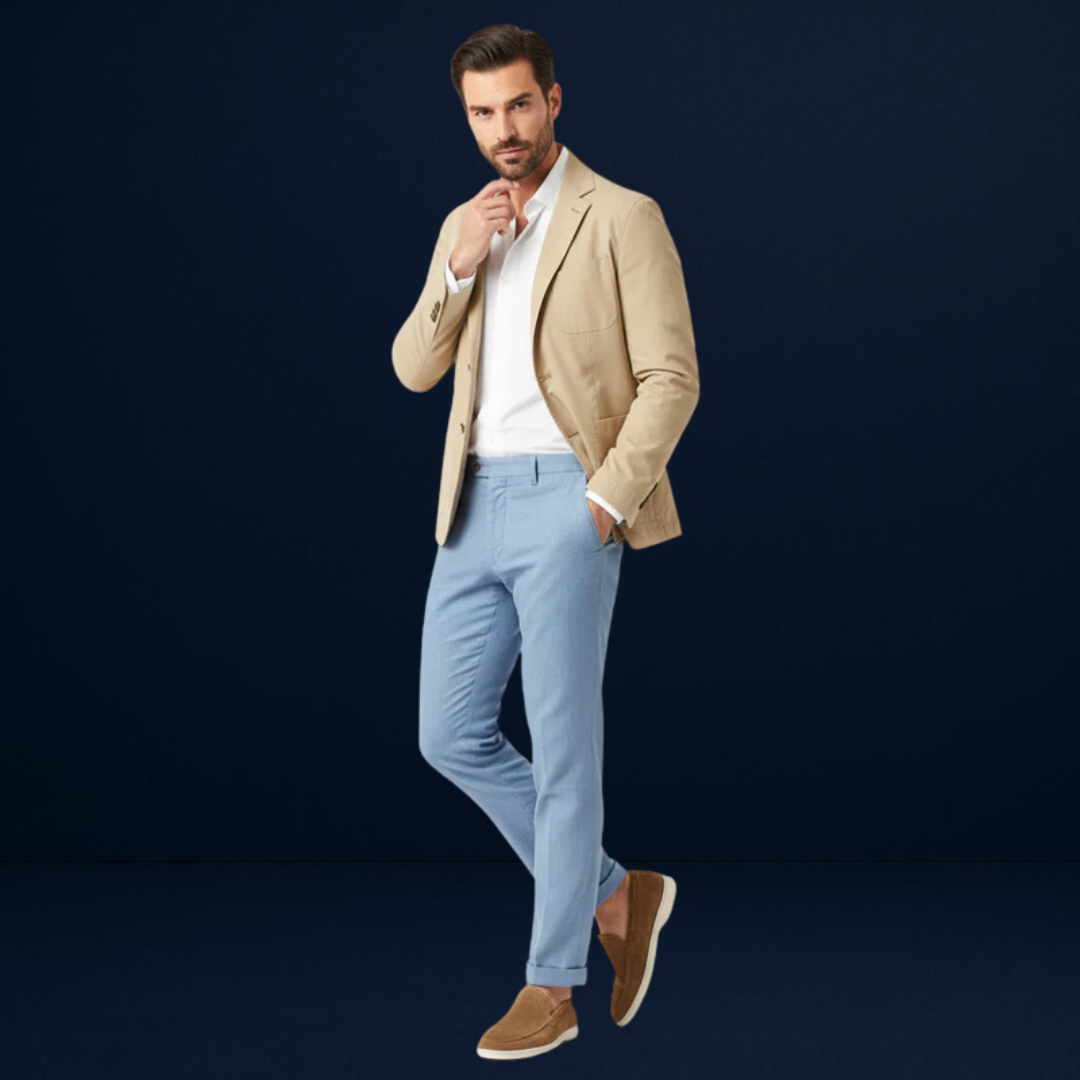 Charles | Lightweight Suede Loafers