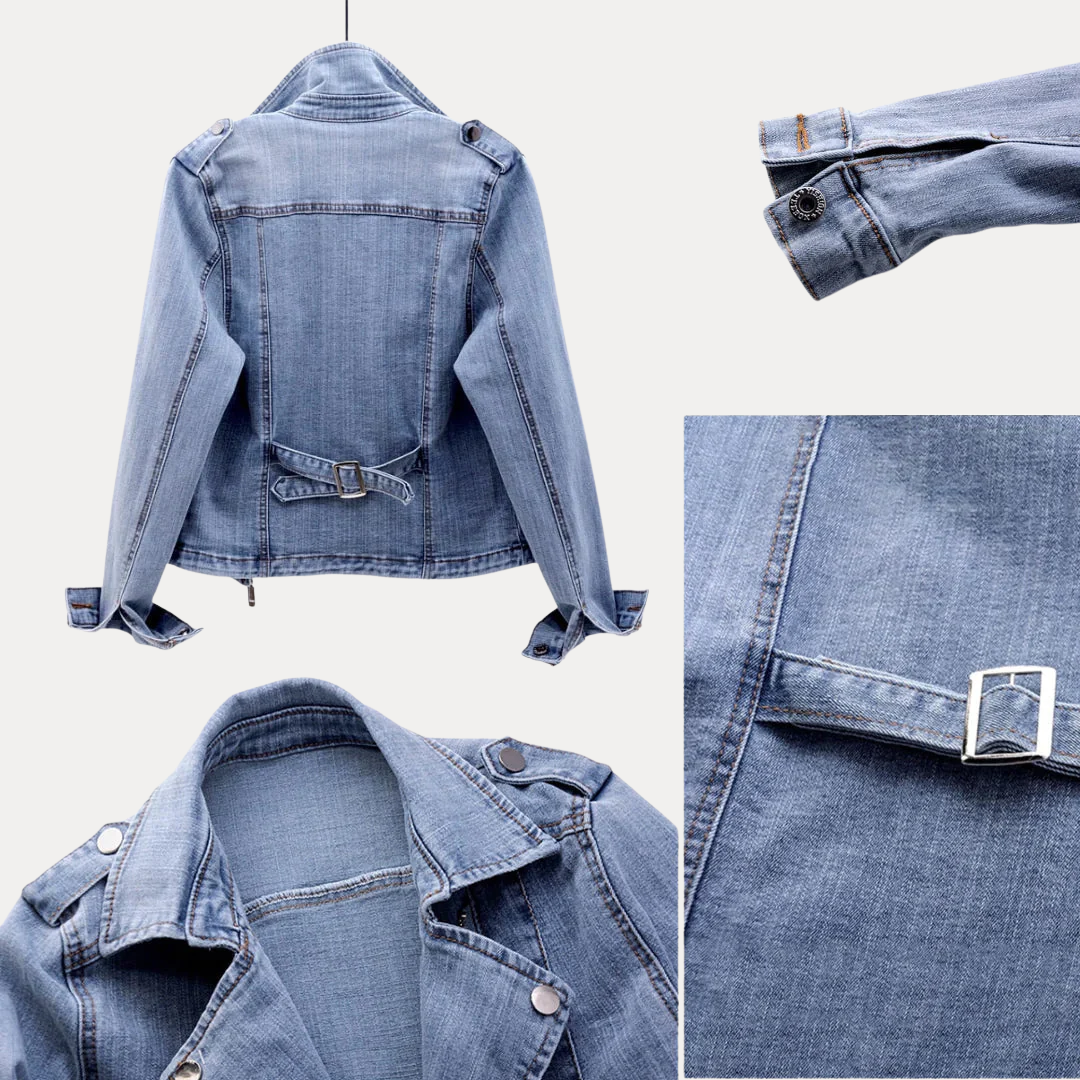 Valentina | Classic Denim Biker