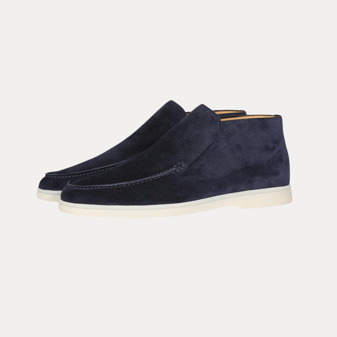 Cassian | Men’s Suede Ankle Loafers