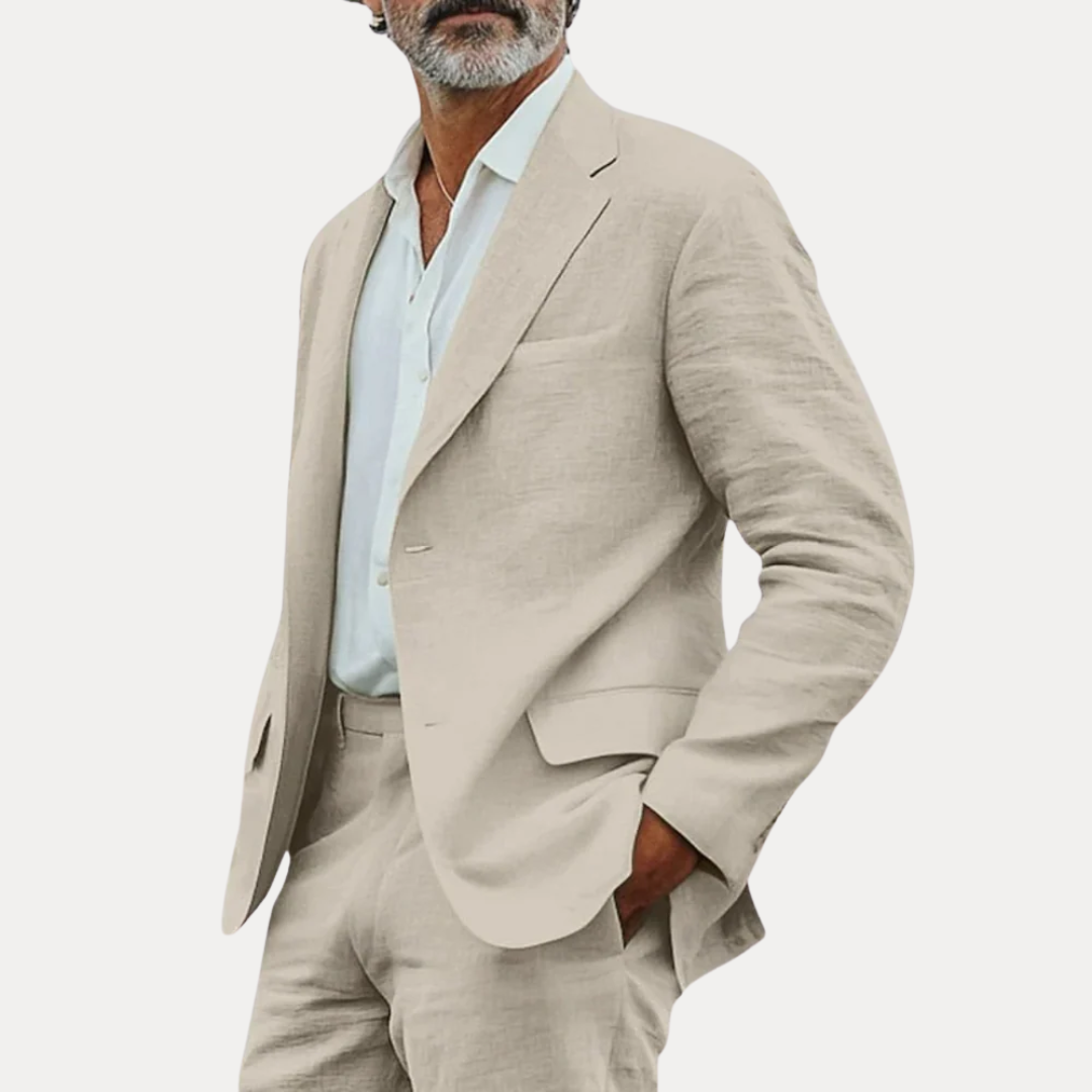 Lorenzo | Men’s Linen Tailored Suit