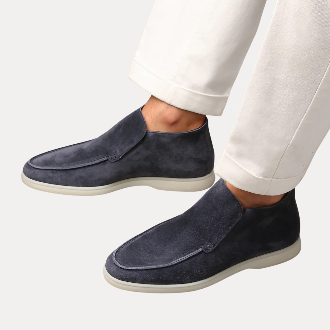 Cassian | Men’s Suede Ankle Loafers