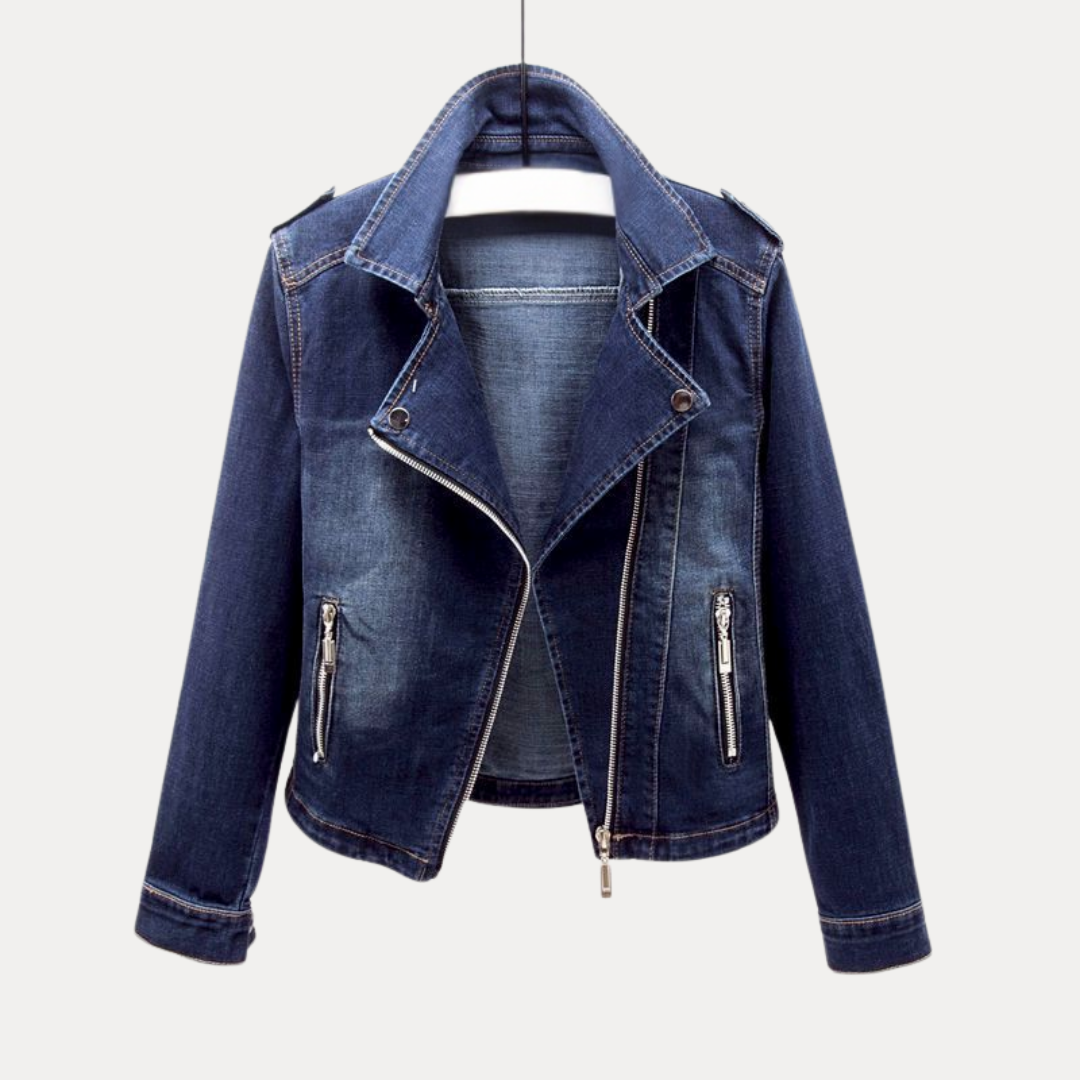 Valentina | Classic Denim Biker