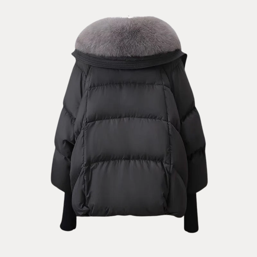 Charlotte | Elegant Fur-Collar Down Jacket