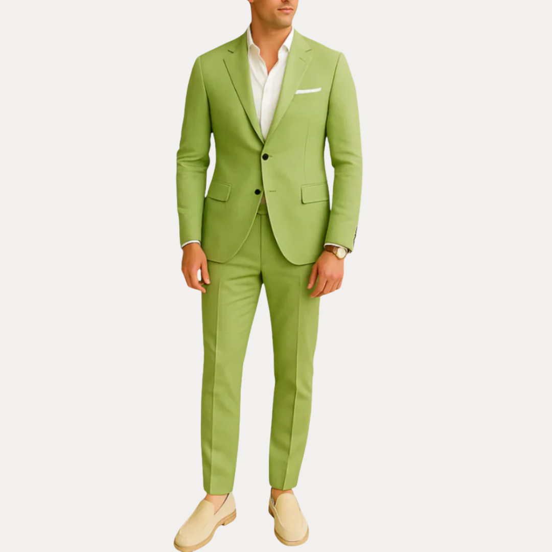 Julian | Men’s Lightweight Linen-Blend Suit