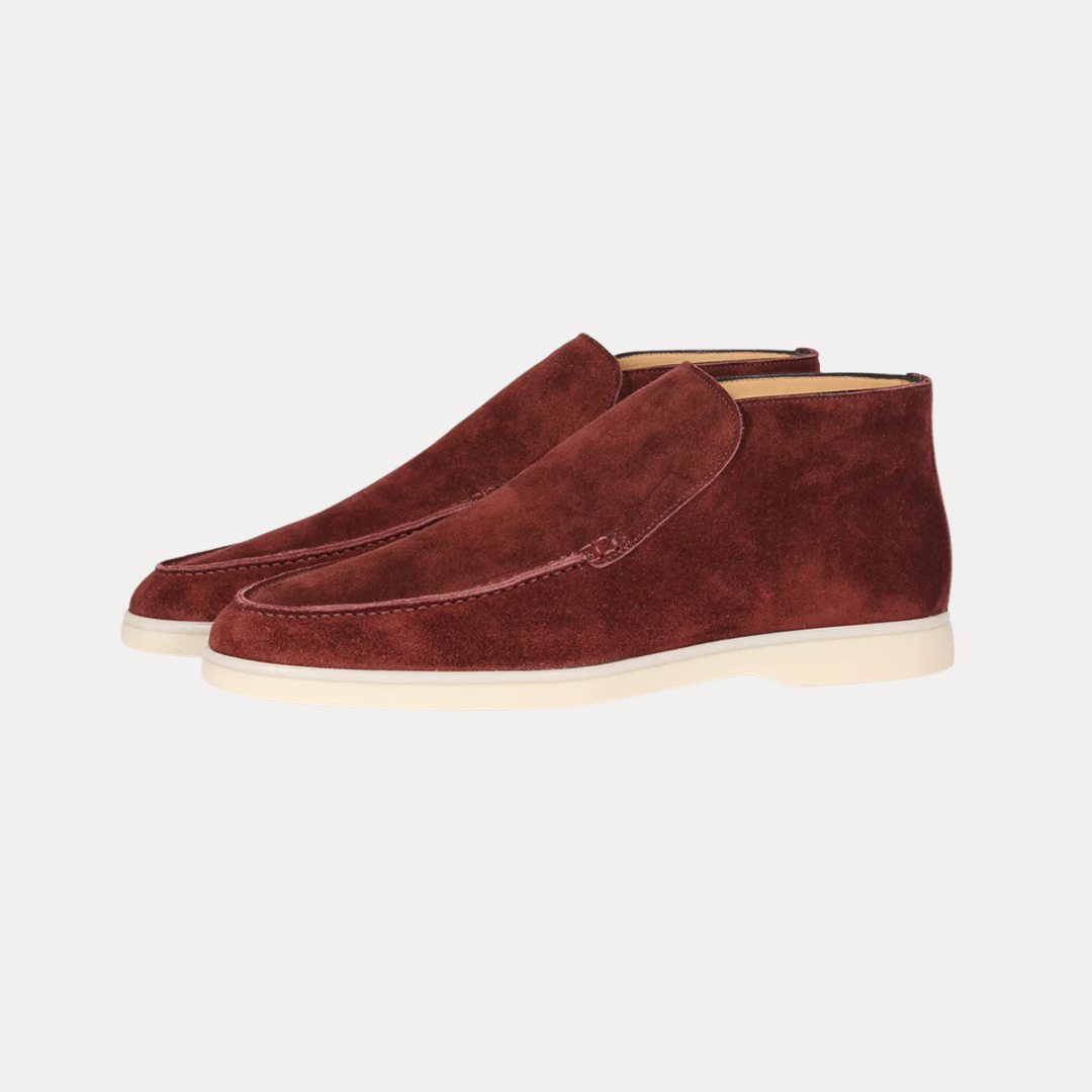 Cassian | Men’s Suede Ankle Loafers