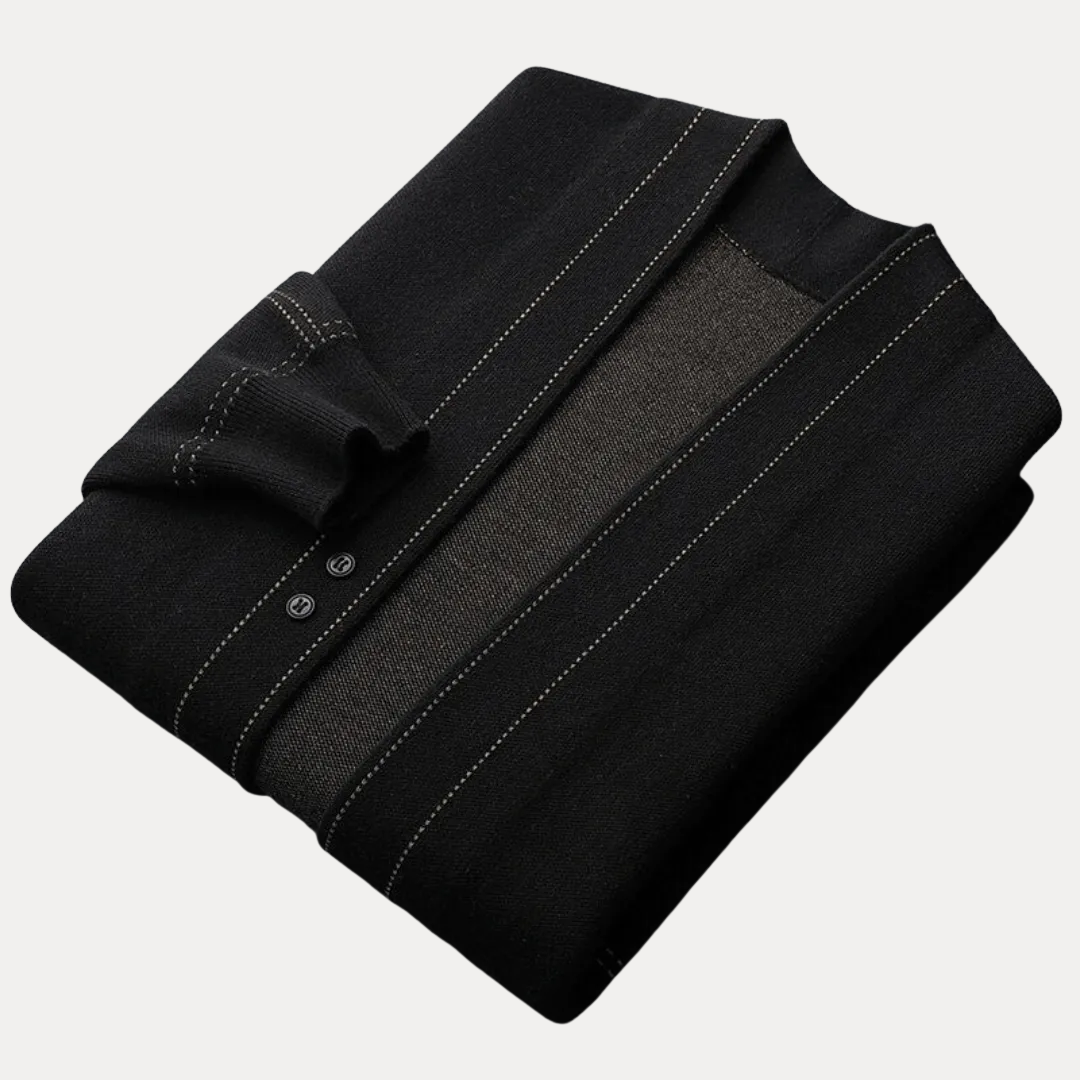Dominic | Men’s Minimalist Button-Front Cardigan