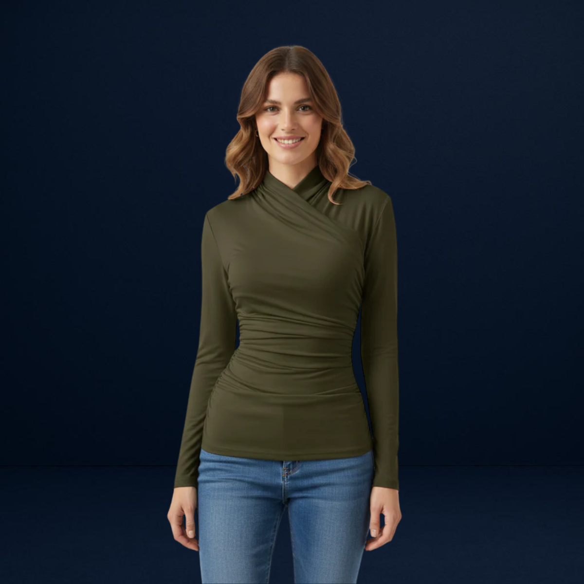 Elena | Long Sleeve Wrap Top