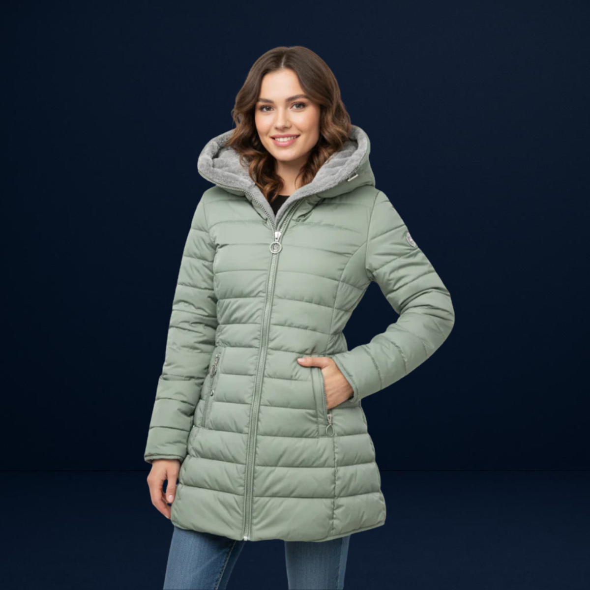 Serena | Quilted Thermal Coat
