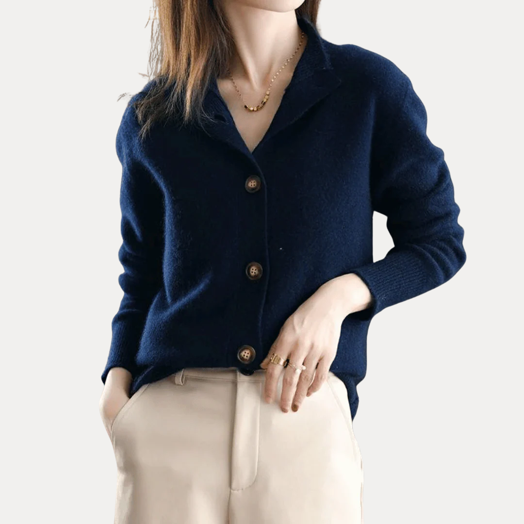 Isabelle | Classic Knit Cardigan