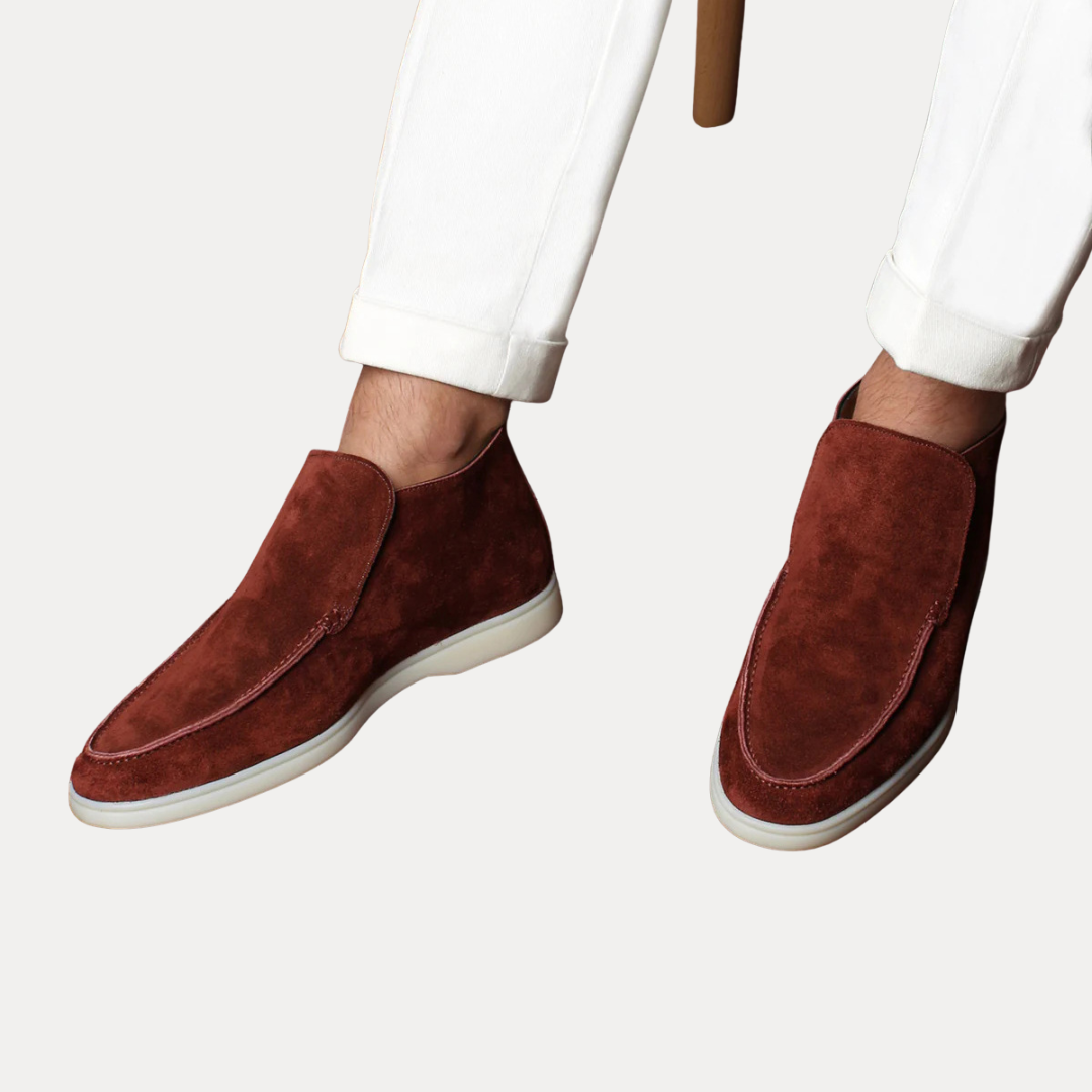 Cassian | Men’s Suede Ankle Loafers
