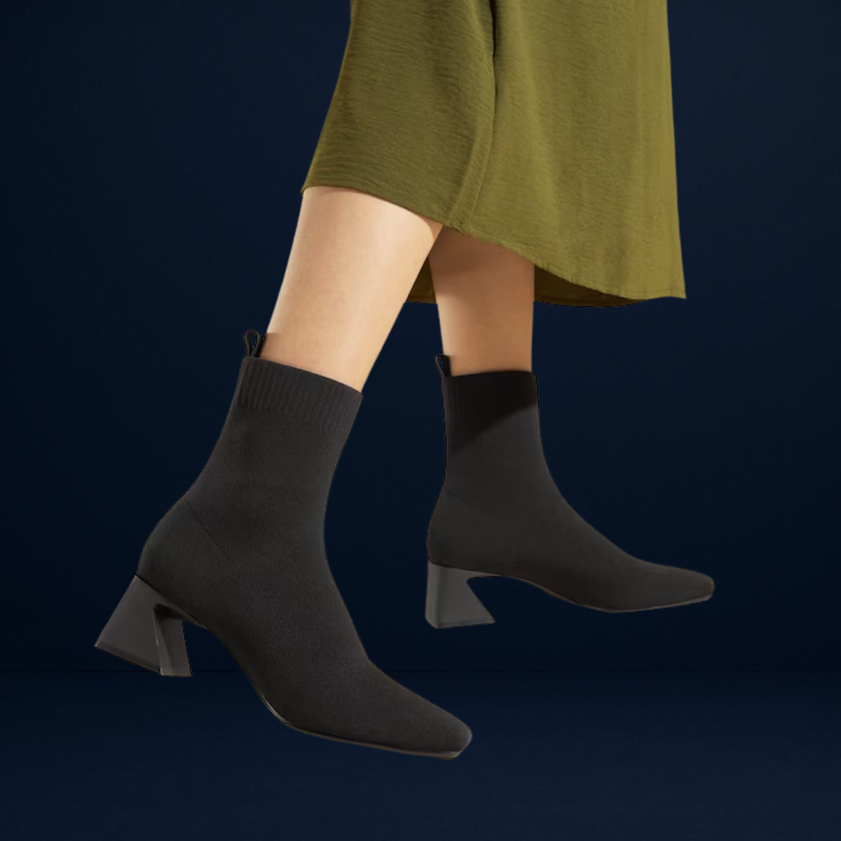 Alessia | Women’s Knit Ankle Boots