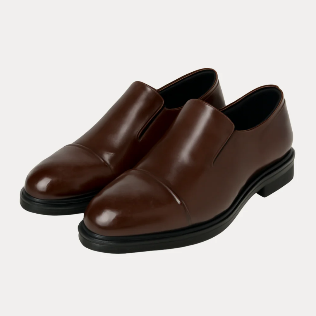 Marcello | Polished Leather Dress Slip-Ons